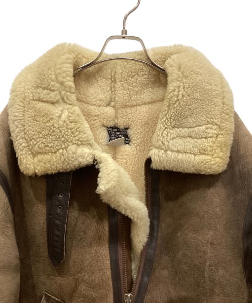 AVIREX（アヴィレックス）AVIREX (アヴィレックス) B-3ムートンジャケット ベージュ サイズ:SIZE Mの古着・服飾アイテム