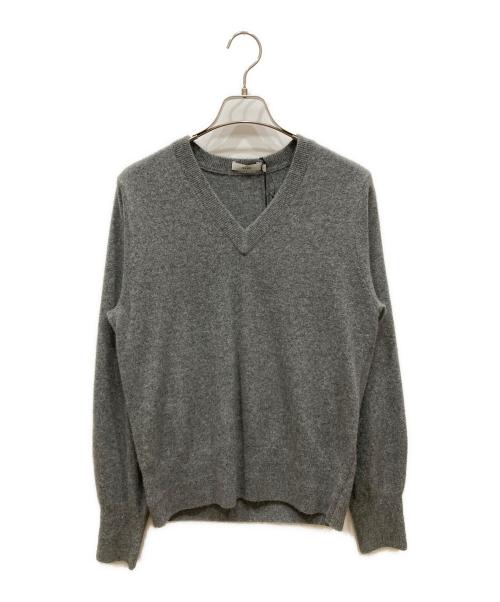 HYKE（ハイク）HYKE (ハイク) RACCOON V-NECK SWEATER グレー サイズ:SIZE 1 未使用品の古着・服飾アイテム