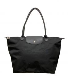 LONGCHAMP（ロンシャン）の古着「プリアージュ・ネオトートバッグ」｜ブラック