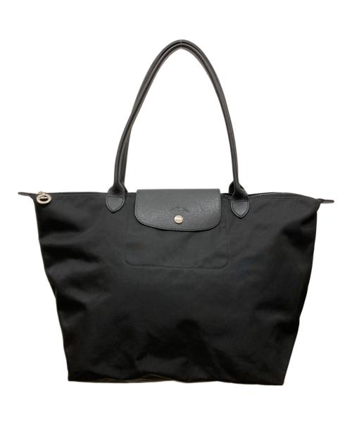 LONGCHAMP（ロンシャン）LONGCHAMP (ロンシャン) プリアージュ・ネオトートバッグ ブラックの古着・服飾アイテム