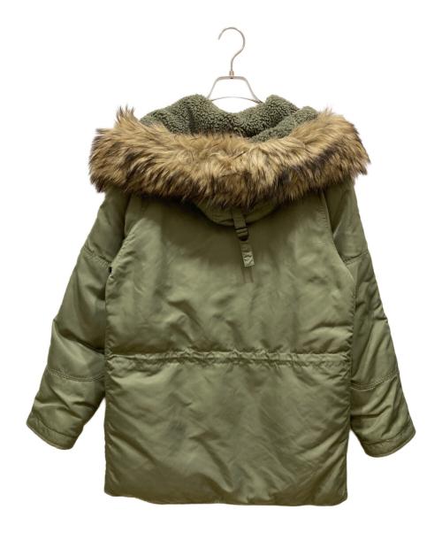 POLO RALPH LAUREN（ポロ・ラルフローレン）POLO RALPH LAUREN (ポロ・ラルフローレン) N-3フライトジャケット オリーブ サイズ:SIZE XSの古着・服飾アイテム