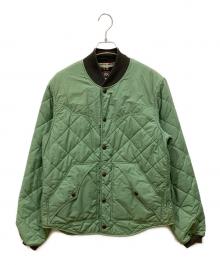 RRL（ダブルアールエル）の古着「キルティングボンバージャケット」｜オリーブ