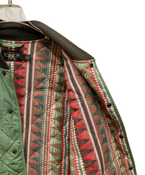 RRL（ダブルアールエル）RRL (ダブルアールエル) キルティングボンバージャケット オリーブ サイズ:SIZE Sの古着・服飾アイテム