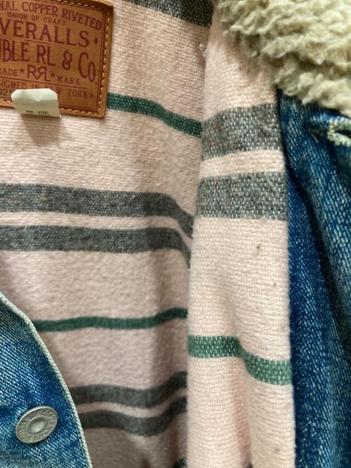 RRL（ダブルアールエル）RRL (ダブルアールエル) デニムグリズリージャケット インディゴ サイズ:SIZE Sの古着・服飾アイテム
