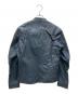 green label relaxing (グリーンレーベルリラクシング) ゴートスキンレザージャケット ネイビー サイズ:SIZE S：10000円