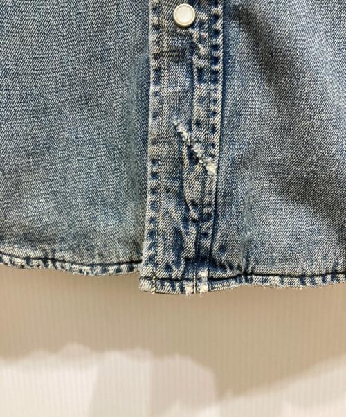 POLO RALPH LAUREN（ポロ・ラルフローレン）POLO RALPH LAUREN (ポロ・ラルフローレン) ボアデニムシャツジャケット インディゴ サイズ:SIZE Sの古着・服飾アイテム