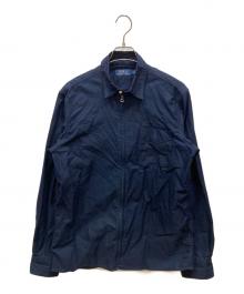 POLO RALPH LAUREN（ポロ・ラルフローレン）の古着「ジップシャツジャケット」｜ネイビー