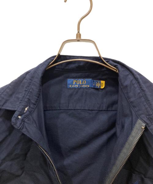 POLO RALPH LAUREN（ポロ・ラルフローレン）POLO RALPH LAUREN (ポロ・ラルフローレン) ジップシャツジャケット ネイビー サイズ:SIZE Sの古着・服飾アイテム