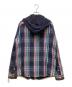 POLO RALPH LAUREN (ポロ・ラルフローレン) フード付きチェックシャツ ネイビー サイズ:SIZE M：15000円