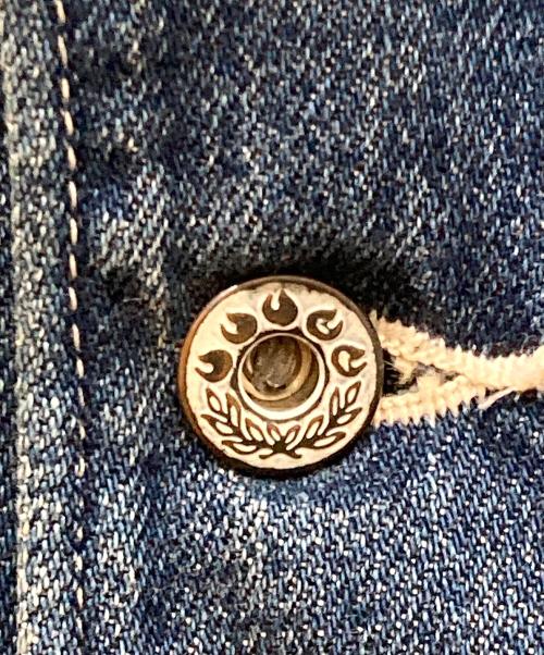 MOMOTARO JEANS（桃太郎ジーンズ）MOMOTARO JEANS (桃太郎ジーンズ) デニムカバーオールジャケット インディゴ サイズ:SIZE 38の古着・服飾アイテム