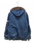 MOMOTARO JEANS (桃太郎ジーンズ) ボアフーデッドコート インディゴ サイズ:SIZE 40：12000円