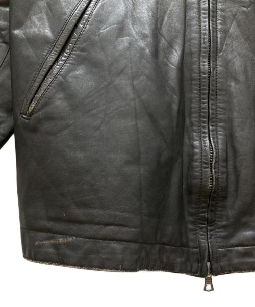 USED（USED）USED (USED) FEUERWEHRレザージャケット ブラック サイズ:不明の古着・服飾アイテム