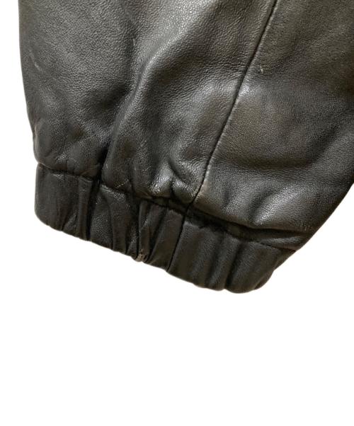 USED（USED）USED (USED) FEUERWEHRレザージャケット ブラック サイズ:不明の古着・服飾アイテム