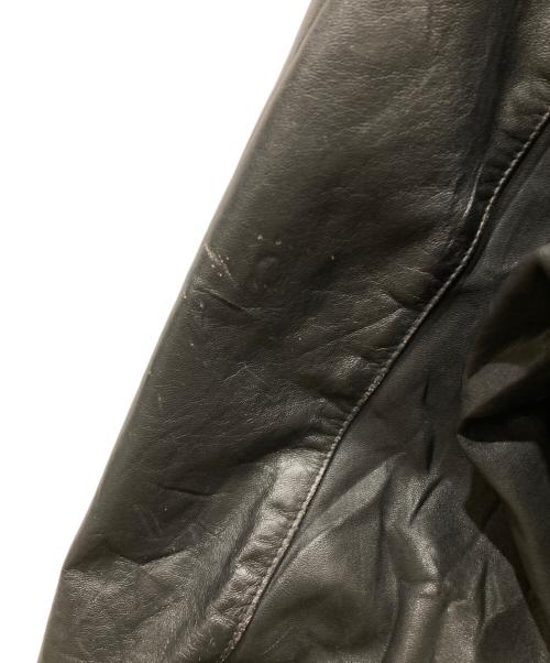 USED（USED）USED (USED) FEUERWEHRレザージャケット ブラック サイズ:不明の古着・服飾アイテム