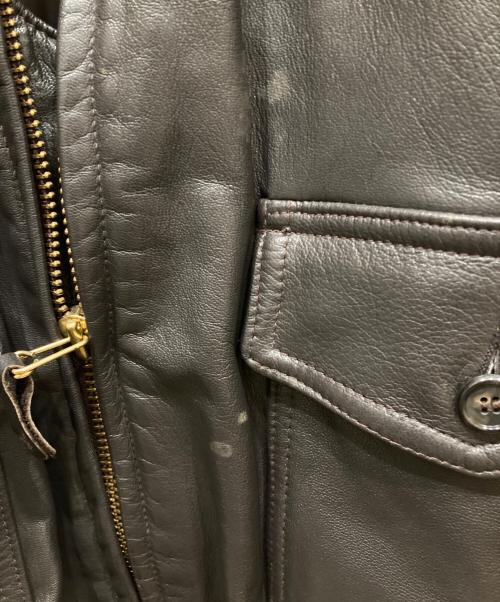 Sporty’s Pilot Shop（スポーティーズ パイロット ショップ）Sporty’s Pilot Shop (スポーティーズ パイロット ショップ) A-2レザージャケット ブラウン サイズ:不明の古着・服飾アイテム