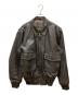 Sporty’s Pilot Shop（スポーティーズ パイロット ショップ）の古着「A-2レザージャケット」｜ブラウン