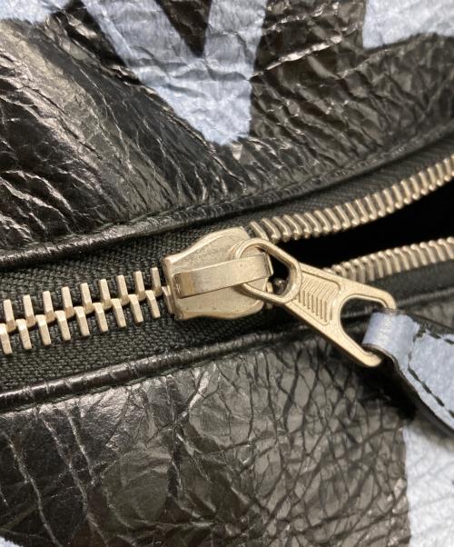 BALENCIAGA（バレンシアガ）BALENCIAGA (バレンシアガ) Bazar Shopper M ブラック×ブルーの古着・服飾アイテム
