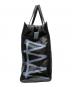 BALENCIAGA (バレンシアガ) Bazar Shopper M ブラック×ブルー：80000円