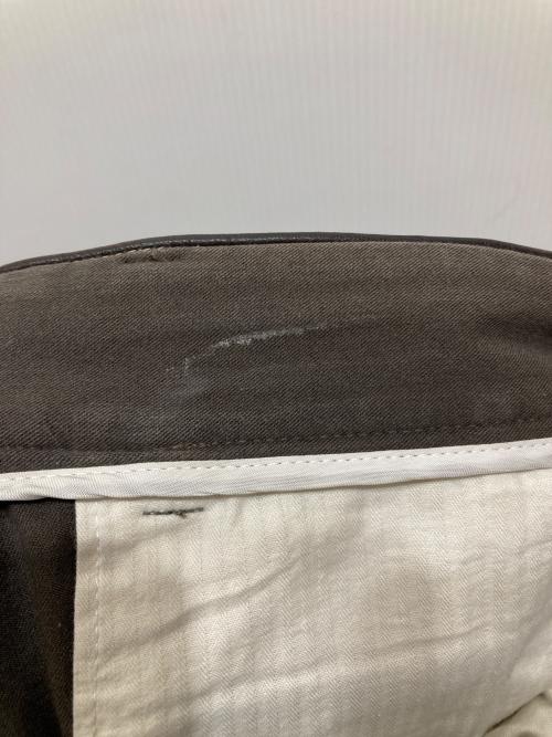 HERMES（エルメス）HERMES (エルメス) MANCHES テーパード スラックス ブラウン サイズ:SIZE 48の古着・服飾アイテム