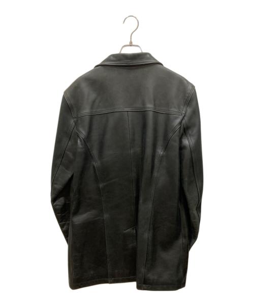FREEDOM（フリーダム）freedom (フリーダム) レザーカーコート ブラウン サイズ:Ⅼの古着・服飾アイテム