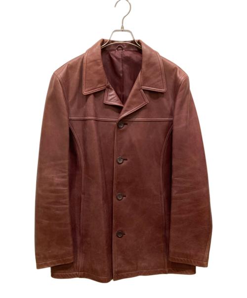 FREEDOM（フリーダム）freedom (フリーダム) レザーカーコート ブラック サイズ:SIZE Mの古着・服飾アイテム