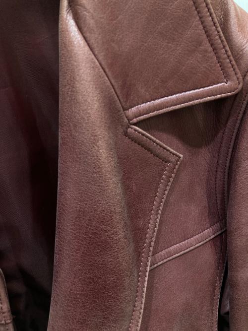 FREEDOM（フリーダム）freedom (フリーダム) レザーカーコート ブラック サイズ:SIZE Mの古着・服飾アイテム