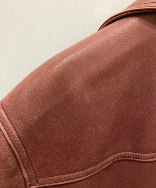 FREEDOM（フリーダム）freedom (フリーダム) レザーカーコート ブラック サイズ:SIZE Mの古着・服飾アイテム