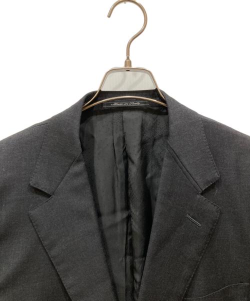 GIANNI VERSACE（ジャンニ・ヴェルサーチ）GIANNI VERSACE (ジャンニ・ヴェルサーチ) 2Bテーラードセットアップ ブラック サイズ:SIZE 52の古着・服飾アイテム