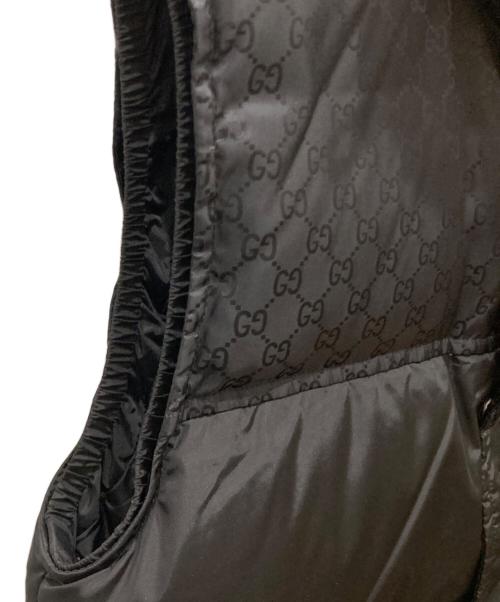 GUCCI（グッチ）GUCCI (グッチ) GGジャカード ダウンベスト ブラック サイズ:SIZE 44の古着・服飾アイテム