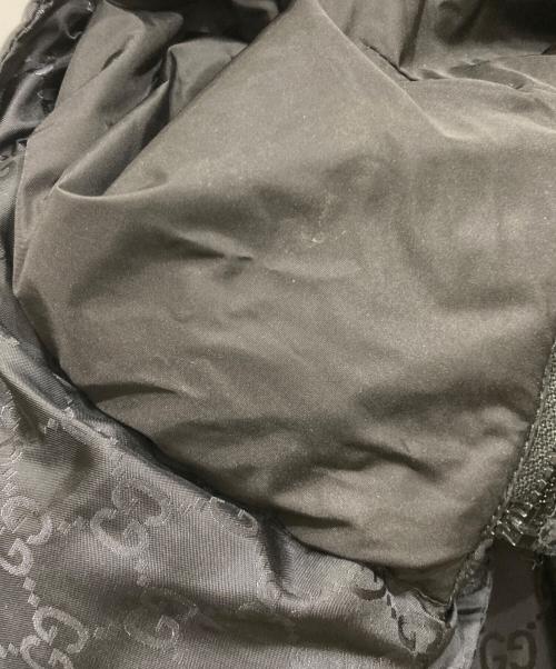 GUCCI（グッチ）GUCCI (グッチ) GGジャカード ダウンベスト ブラック サイズ:SIZE 44の古着・服飾アイテム