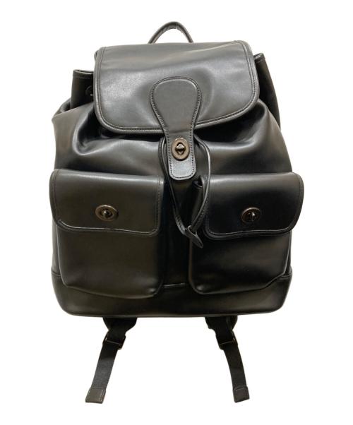COACH（コーチ）COACH (コーチ) ヘリテージ ターンロック バックパック ブラックの古着・服飾アイテム