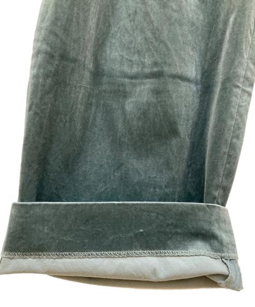 EDIFICE（エディフィス）EDIFICE (エディフィス) E.PONTOGLIO VELVET バギー パンツ ブルー サイズ:SIZE Mの古着・服飾アイテム