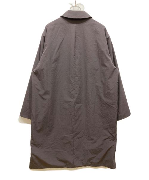 ATON（エイトン）ATON (エイトン) ASAKO NYLON BALMACAAN COAT ブラウン サイズ:SIZE 06の古着・服飾アイテム