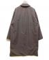 ATON (エイトン) ASAKO NYLON BALMACAAN COAT ブラウン サイズ:SIZE 06：20000円