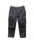 waiperワイパー）の古着「USMC Monkey Apron Trousers」｜インディゴ