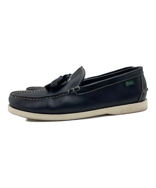 PARABOOT（パラブーツ）PARABOOT (パラブーツ) RECIF タッセルローファーデッキシューズ ネイビー サイズ:SIZE 9の古着・服飾アイテム
