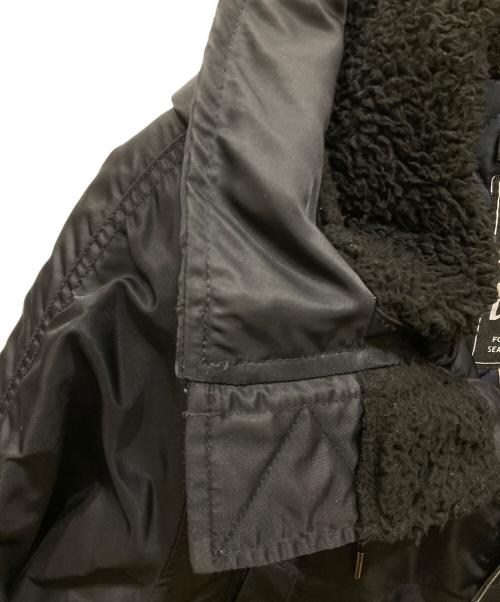 S/DOUBLE（エスダブル）S/DOUBLE (エスダブル) BEAMS (ビームス) N-3Bジャケット ブラック サイズ:SIZE Lの古着・服飾アイテム