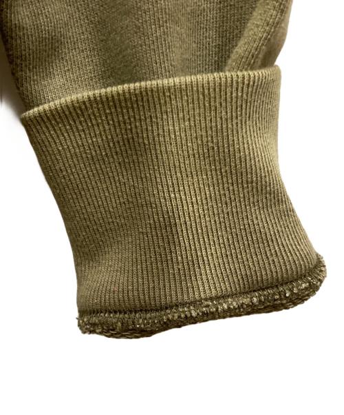 RRL（ダブルアールエル）RRL (ダブルアールエル) 後付けフードジップアップスウェットパーカー カーキ サイズ:SIZE Sの古着・服飾アイテム