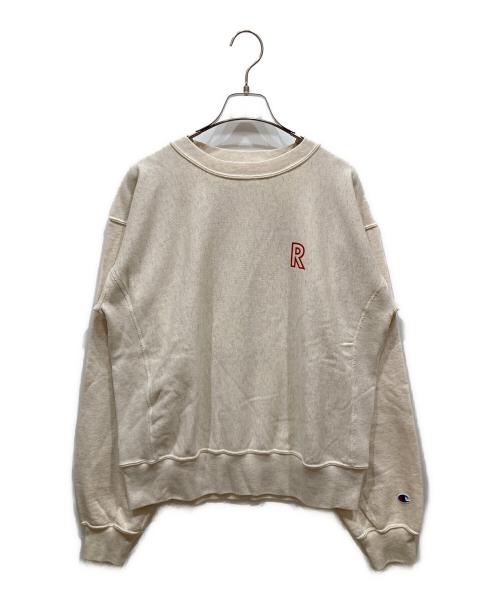 Champion（チャンピオン）Champion (チャンピオン) RHC Ron Herman (アールエイチシー ロンハーマン) リバースウィーブスウェット アイボリー サイズ:SIZE Mの古着・服飾アイテム
