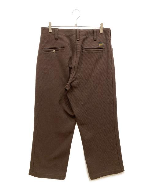 TENDERLOIN（テンダーロイン）TENDERLOIN (テンダーロイン) ピケ ワークパンツ ブラウン サイズ:SIZE Mの古着・服飾アイテム