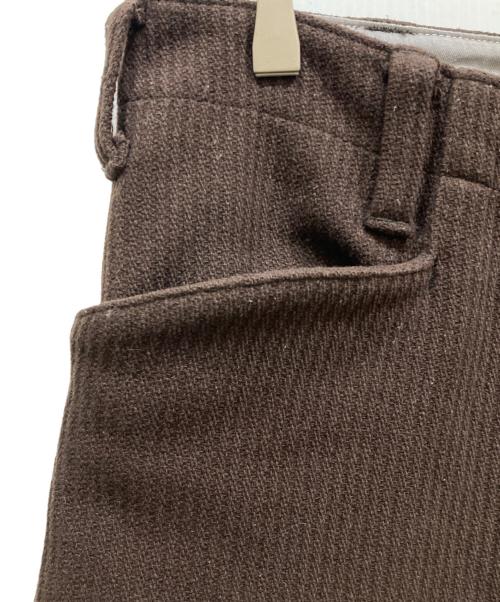 TENDERLOIN（テンダーロイン）TENDERLOIN (テンダーロイン) ピケ ワークパンツ ブラウン サイズ:SIZE Mの古着・服飾アイテム
