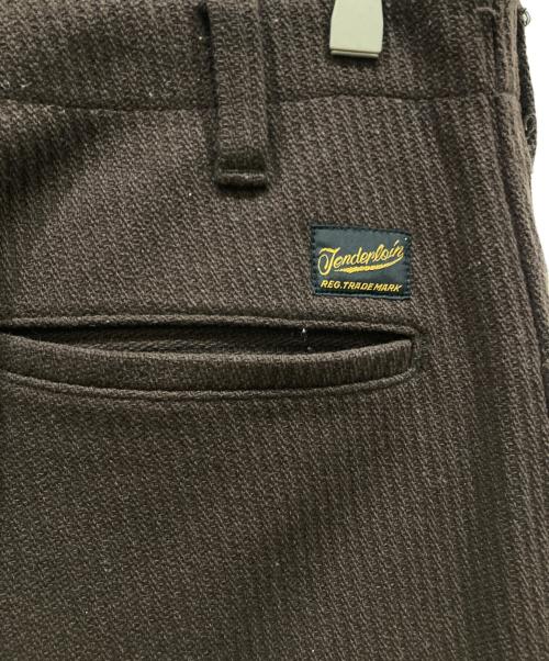 TENDERLOIN（テンダーロイン）TENDERLOIN (テンダーロイン) ピケ ワークパンツ ブラウン サイズ:SIZE Mの古着・服飾アイテム