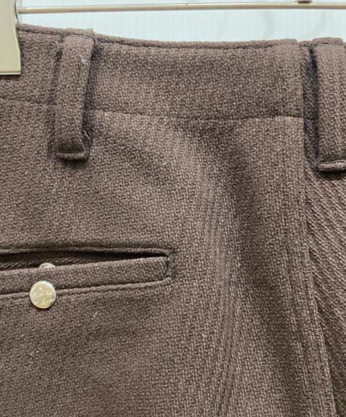 TENDERLOIN（テンダーロイン）TENDERLOIN (テンダーロイン) ピケ ワークパンツ ブラウン サイズ:SIZE Mの古着・服飾アイテム