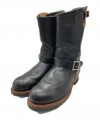 RED WINGレッドウィング）の古着「Engineer Boots」｜ブラック
