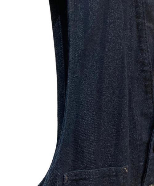 RRL（ダブルアールエル）RRL (ダブルアールエル) インディゴ ストライプベスト インディゴ サイズ:SIZE Mの古着・服飾アイテム