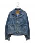 LEVI'S（リーバイス）の古着「別注BALLON SLEEVE TRUCKER JACKET」｜インディゴ