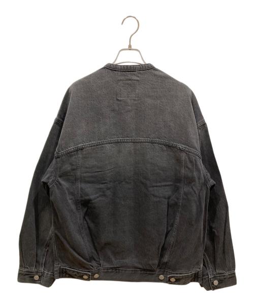 LEVI'S（リーバイス）LEVI'S (リーバイス) JOURNAL STANDARD relume (ジャーナルスタンダード レリューム) 別注COLLARLESS XL TRUCKER ブラック サイズ:SIZE XS 未使用品の古着・服飾アイテム