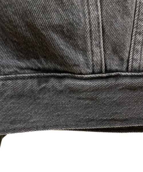LEVI'S（リーバイス）LEVI'S (リーバイス) JOURNAL STANDARD relume (ジャーナルスタンダード レリューム) 別注COLLARLESS XL TRUCKER ブラック サイズ:SIZE XS 未使用品の古着・服飾アイテム
