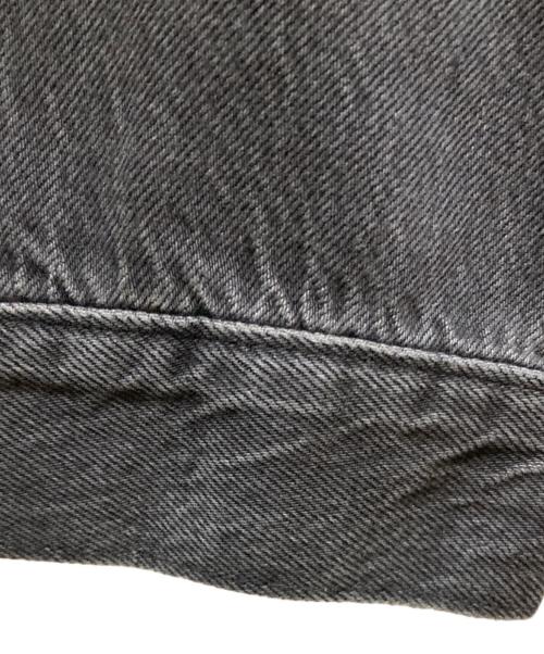 LEVI'S（リーバイス）LEVI'S (リーバイス) JOURNAL STANDARD relume (ジャーナルスタンダード レリューム) 別注COLLARLESS XL TRUCKER ブラック サイズ:SIZE XS 未使用品の古着・服飾アイテム