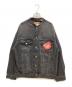 LEVI'S（リーバイス）の古着「別注COLLARLESS XL TRUCKER」｜ブラック